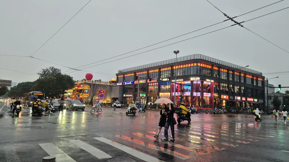 Mauvais temps pour notre premier jour