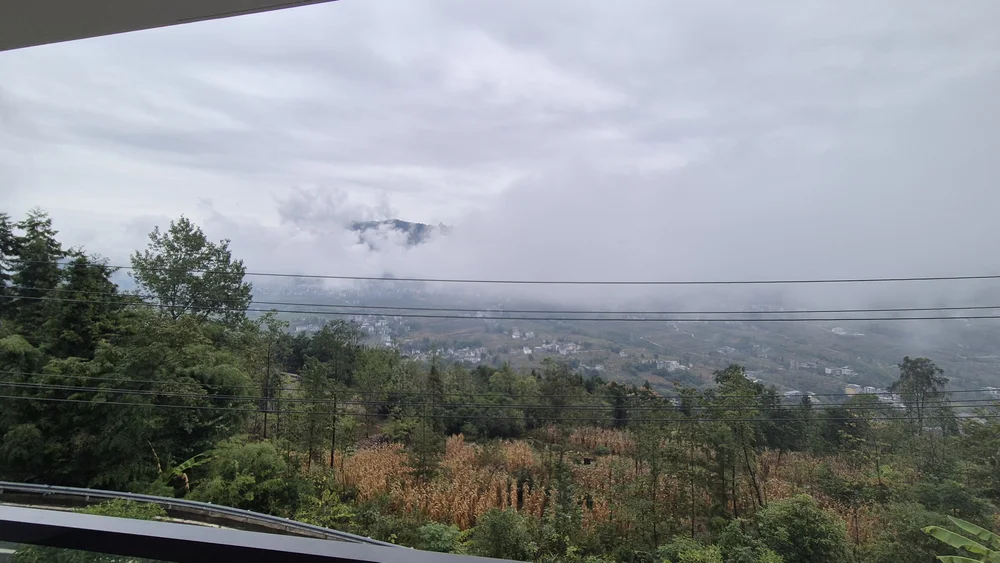 Vue depuis le balcon